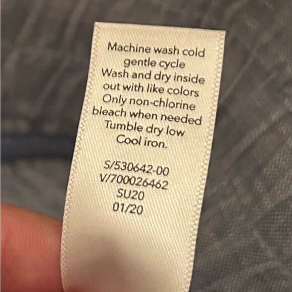 Athleta Blue Chambray Cabo Linen Jogger Pants Size 4 Style#: 530642 - Picture 9 of 11